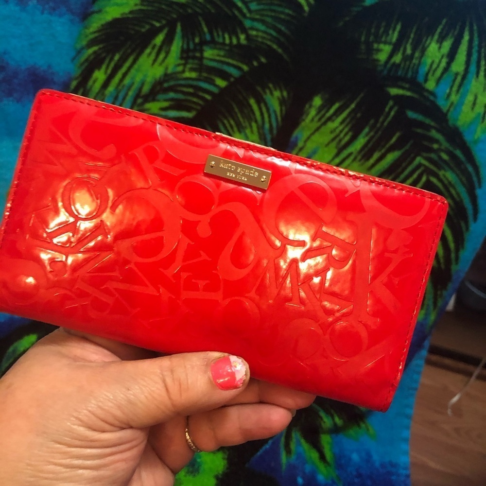 Kate spade croc Bristol Dr Phoenix travel wallet